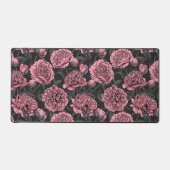 Jardin de pivoine nocturne rose et gris (Recto)