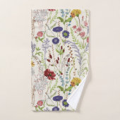 Jardin de prairie patrimoniale multicolore (Serviette à main)