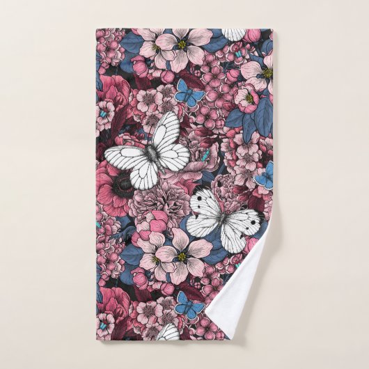 Jardin de printemps (Serviette à main)