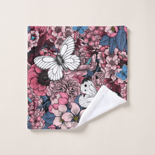 Jardin de printemps (Gant de toilette)