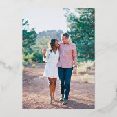 Jardin de printemps avec Faire-part de mariage pho (Verso)