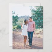 Jardin de printemps avec Faire-part de mariage pho (Dos)