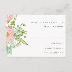 Jardin de printemps Mariage floral RSVP