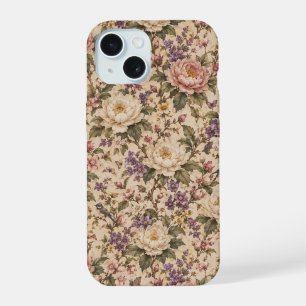 Jardin de roses botaniques vintage et motif papill