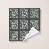 Jardin de tressage de trèfle chuchoté (Gant de toilette)