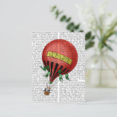 Jardin de Tuileries Hot Air ballon Briefkaart (Staand voorkant)