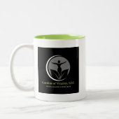 Jardin de Vitalité, LLC Signature Mug - noir/blanc (Gauche)