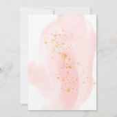 jardin délicat fleuri élégant Mariage Invitation (Dos)