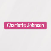 Jardin d'enfants coloré Nom Étiquette (Design 1)