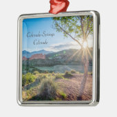 Jardin Des Dieux Arbre Sunburst Ornement Carré (Gauche)