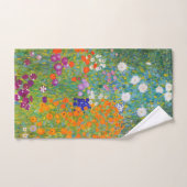 Jardin des fleurs de Gustav Klimt (Serviette à main)