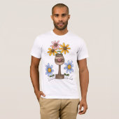 Jardin Des Fleurs Mens T-shirt (Devant entier)
