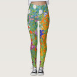 Jardin des fleurs par Gustav Klimt Leggings<br><div class="desc">S'il vous plaît visitez mon magasin pour un design plus intéressant et plus de choix de couleurs.
=> zazzle.com/colorfulworld*</div>