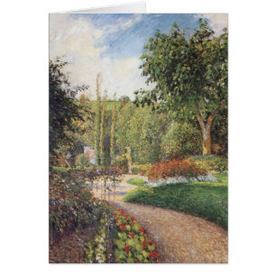 Jardin des Mathurins à Pontoise par Pissarro
