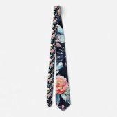 Jardin des os Cravates d'affaires Crânes et Roses (Dos)