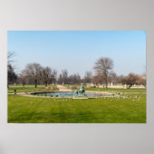Jardin des Tuileries in winter - Parijs Poster (Voorkant)
