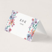 Jardin d'été Aquarelle Mariage floral (Back)