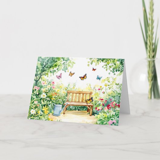 Jardin d'été avec papillons (Devant)