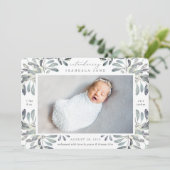 Jardin d'été | Faire-part de naissance photo (Debout devant)