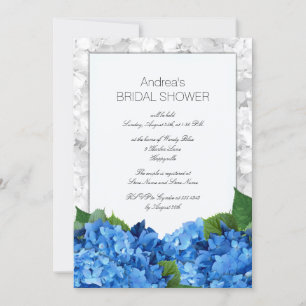 Jardin d'été fleuri Invitations de douche nuptiale