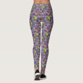Jardin d'été Gras Leggings de fleurs (Dos)