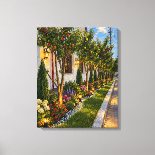 Jardin D'été Toile De Peinture à L'huile De Chemin