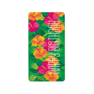 jardin d'hibiscus ~ étiquette