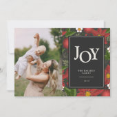 Jardin d'hiver | Carte photo de Noël (Devant)