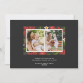 Jardin d'hiver | Carte photo de Noël (Dos)