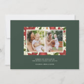 Jardin d'hiver | Carte photo de Noël (Dos)