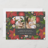 Jardin d'hiver | Carte photo de Noël (Dos)