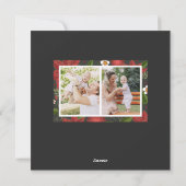 Jardin d'hiver | Carte photo de vacances Carré (Dos)