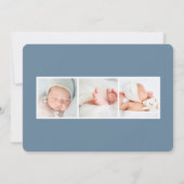 Jardin d'hiver | Faire-part de naissance photo (Dos)