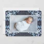 Jardin d'hiver | Faire-part de naissance photo (Devant)