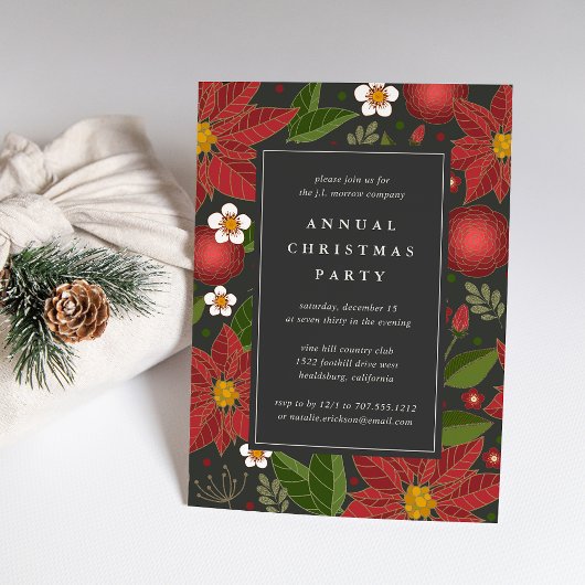 Jardin d'hiver | Invitation de fête de vacances d'