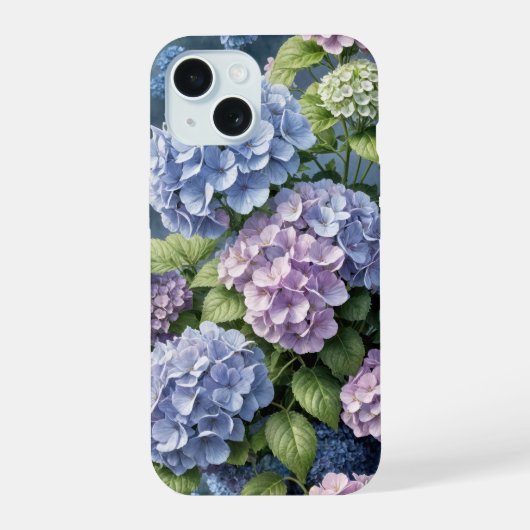 Jardin d'hortensias d'été (Verso)