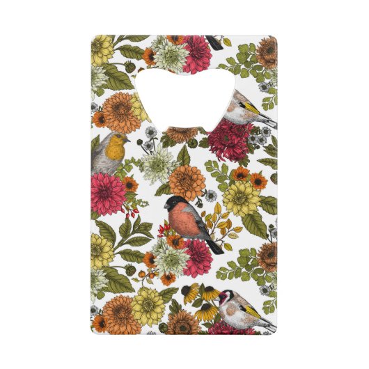 Jardin d'oiseaux et de fleurs 1 (Devant)