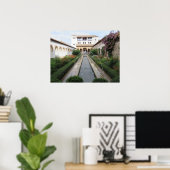 Jardin du Generalife, Alhambra, Espagne - Poster (Bureau à domicile)