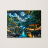 Jardin du Puzzle de nuit calme (2) (Horizontal)