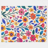 Jardin éclatant 60x80 Couverture polaire (Devant (Horizontal))