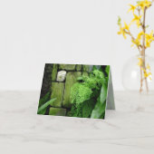 Jardin en pierre - Carte Note (Fleur jaune)