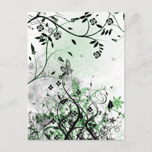 Jardin enchanté - carte postale (Devant)