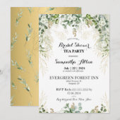 Jardin Enchanté : Invitation à la Fête de Fiançail (Devant / Derrière)