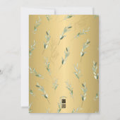 Jardin Enchanté : Invitation à une Fête de Mariée (Dos)