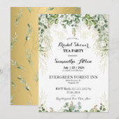 Jardin Enchanté : Invitation de Réception de Maria (Devant / Derrière)