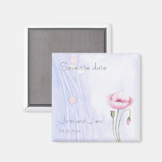 Jardin Enregistrer la date Magnet (Recto/Verso)