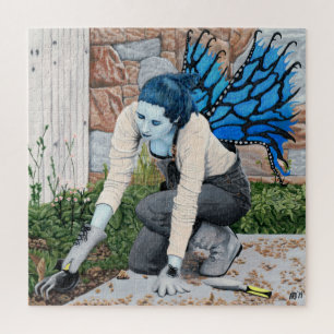 Jardin Fairy foncé Imaginaire Art Grand Puzzle