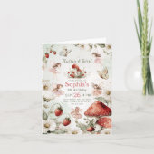 jardin fantaisiste papillonner et tournoyer carte (Devant)