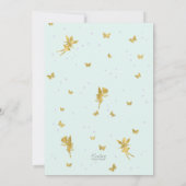 Jardin Fée thème, Fille 2e anniversaire Invitation (Dos)