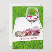 Jardin fête anniversaire Invitation (Devant)